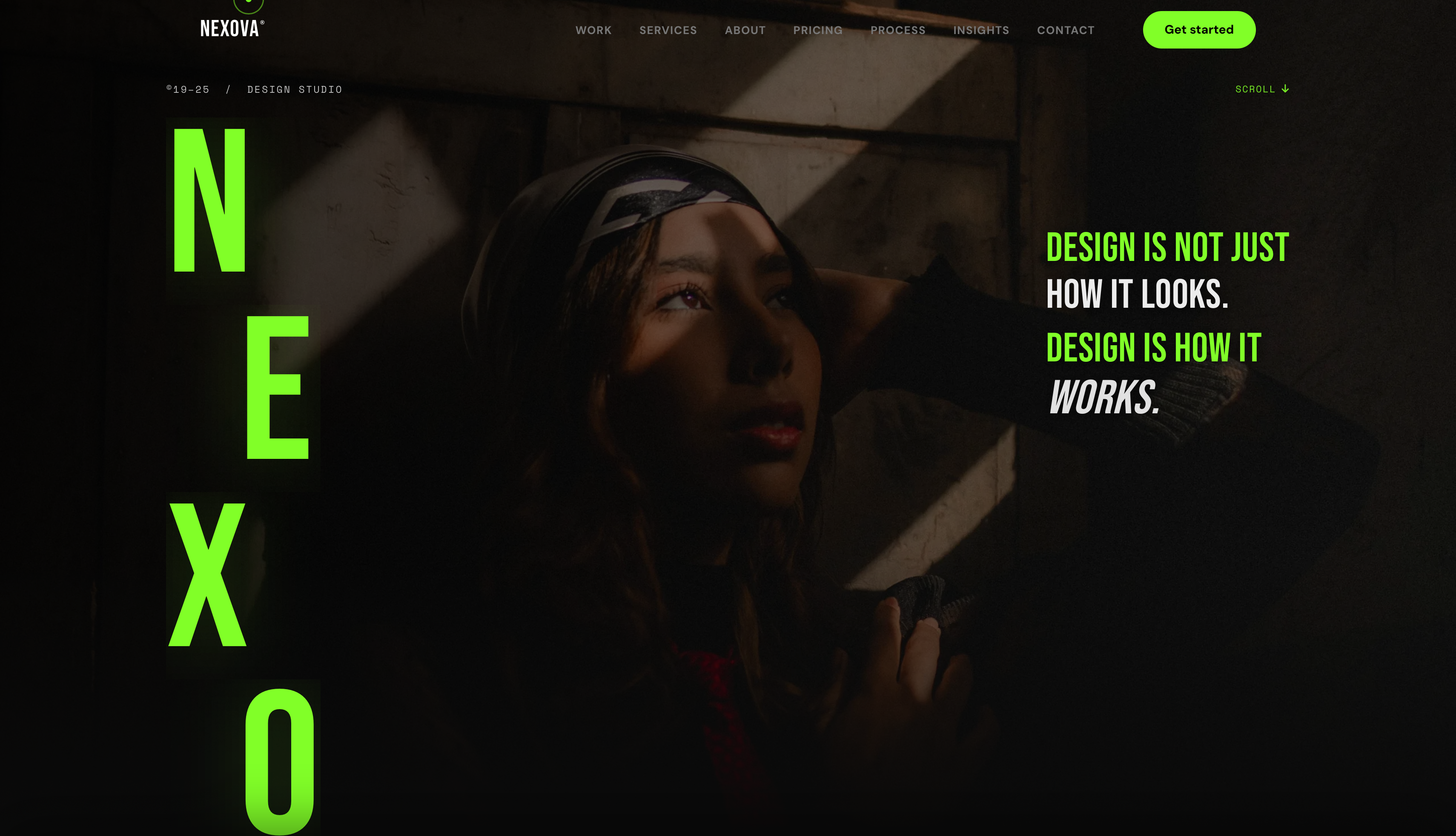 Nexova Design Website Vorschau